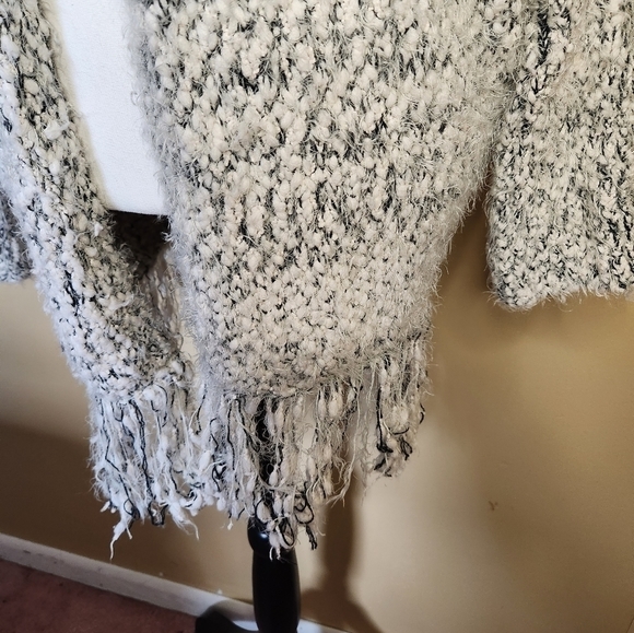 Umgee Popcorn Marbled blanket sweater cardigan Size Medium/Large - Picture 7 of 10